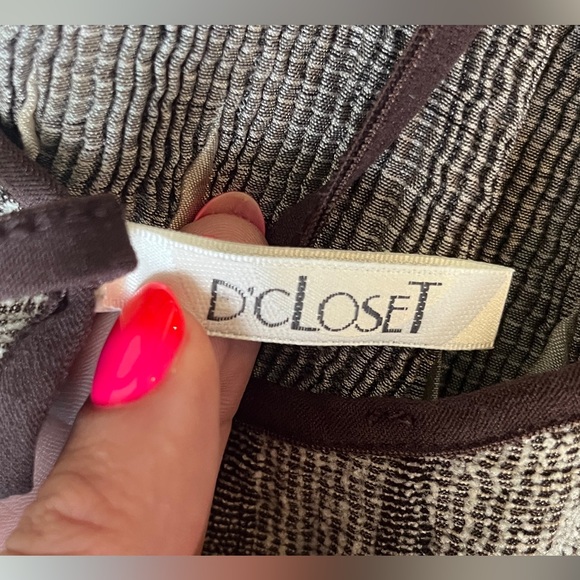 Chocolate & Beige Brown Sundress with Razorback | Fit & Flare | Size S/M - Picture 5 of 5